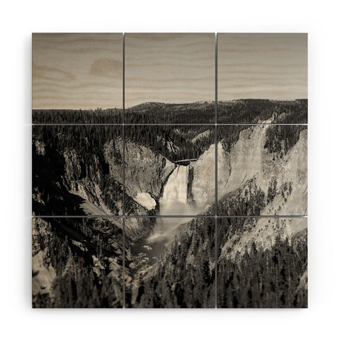 Leah Flores Yellowstone Wood Wall Mural