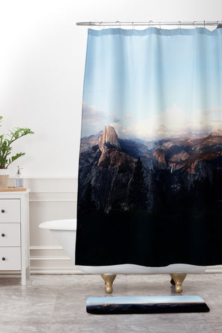 Leah Flores Yosemite Shower Curtain And Mat