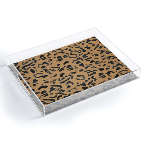 Leeana Benson Cheetah Print Acrylic Tray