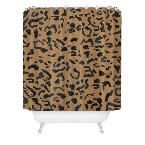 Leeana Benson Cheetah Print Shower Curtain