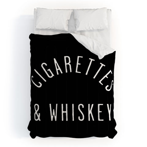 Leeana Benson Cigarettes N Whiskey Comforter