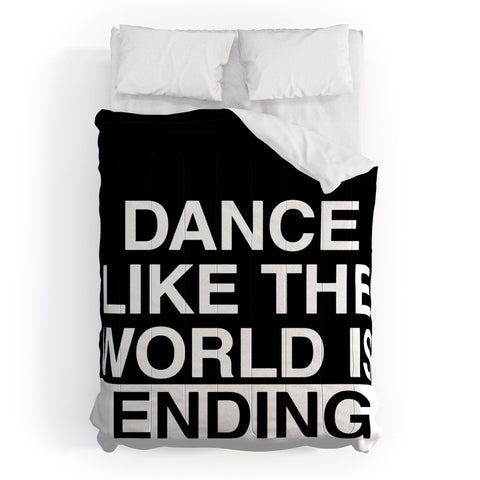 Leeana Benson Dance Like the World Is Ending Comforter