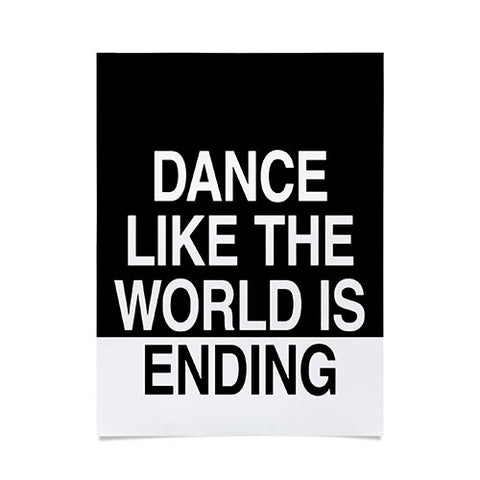 Leeana Benson Dance Like the World Is Ending Poster