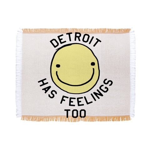 Leeana Benson Detroit Has Feelings Too Throw Blanket