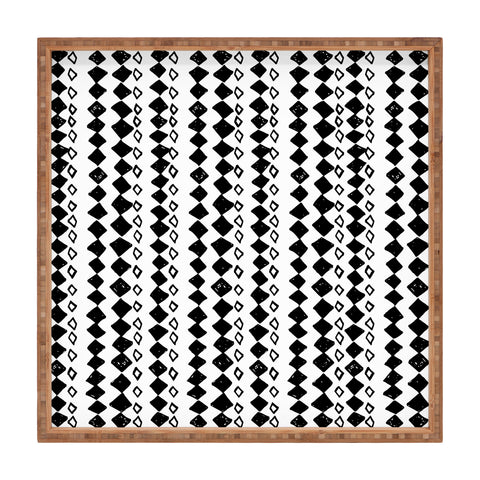 Leeana Benson Diamond Pattern Square Tray