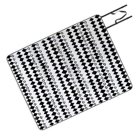 Leeana Benson Diamond Pattern Picnic Blanket