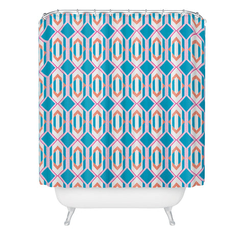 Leeana Benson Diaper Pattern Shower Curtain