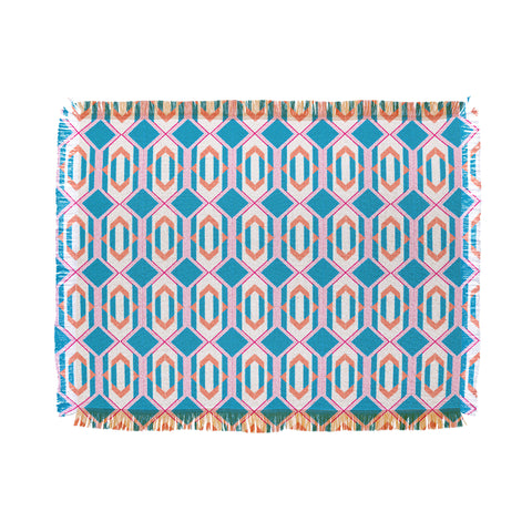Leeana Benson Diaper Pattern Throw Blanket