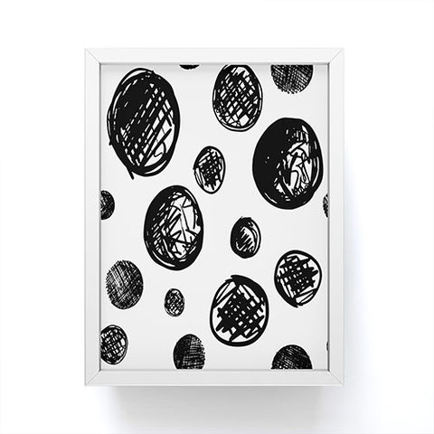 Leeana Benson Dot Pattern In Repeat Framed Mini Art Print