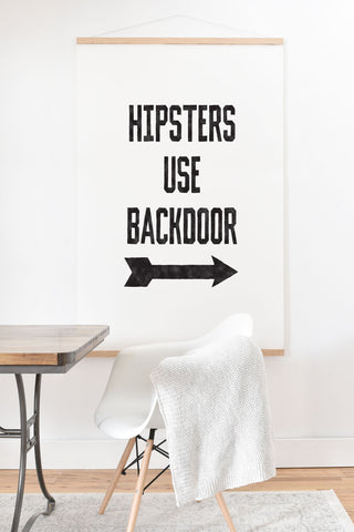 Leeana Benson Hipsters Use Back Door Art Print And Hanger