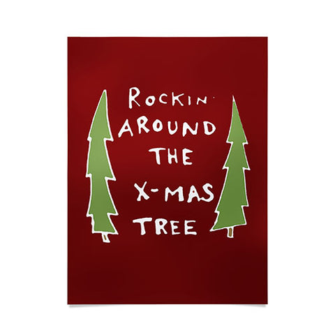 Leeana Benson Rockin Around the Xmas Tree Poster
