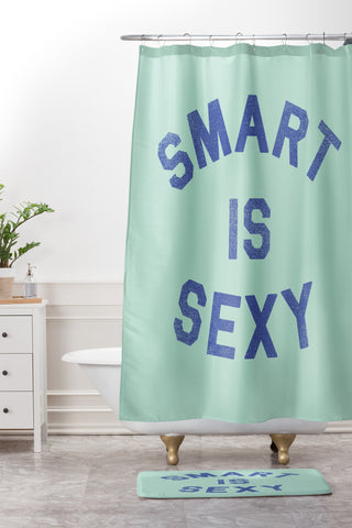 Leeana Benson Smart Is Sexy Shower Curtain And Mat