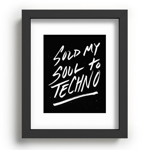 Leeana Benson Sold My Soul To Techno Recessed Framing Rectangle