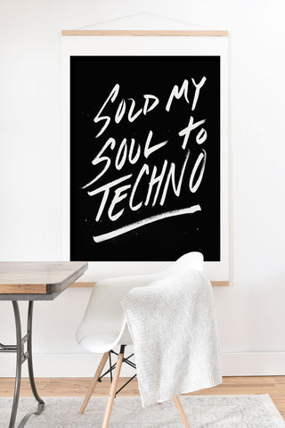 Leeana Benson Sold My Soul To Techno Art Print And Hanger