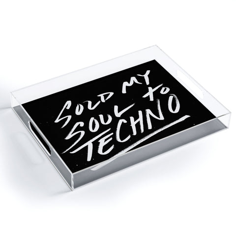 Leeana Benson Sold My Soul To Techno Acrylic Tray