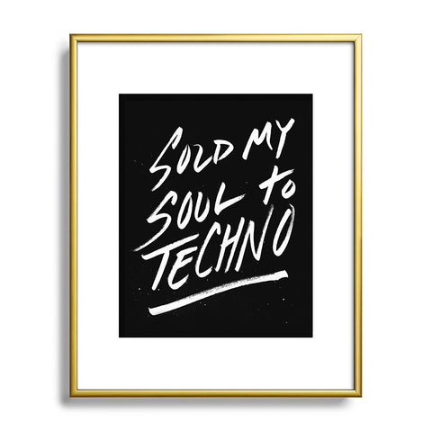 Leeana Benson Sold My Soul To Techno Metal Framed Art Print
