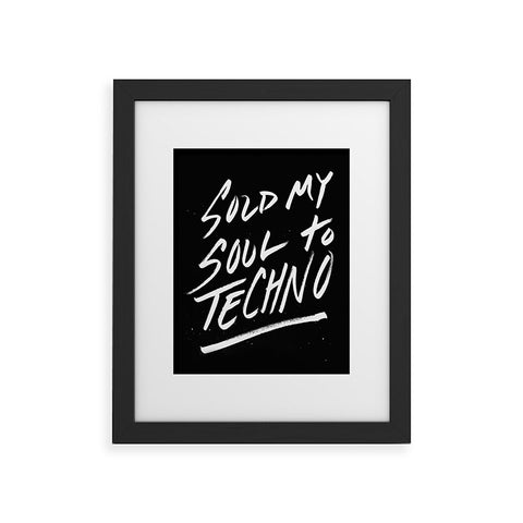 Leeana Benson Sold My Soul To Techno Framed Art Print