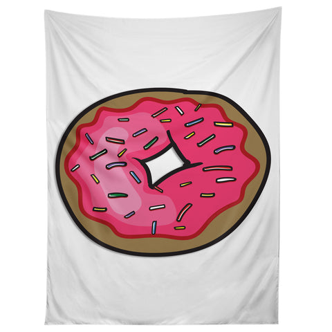 Leeana Benson Strawberry Frosted Donut Tapestry