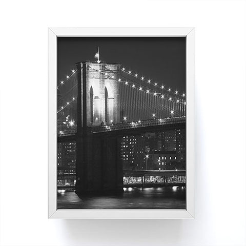 Leonidas Oxby Brooklyn Bridge 125 Framed Mini Art Print