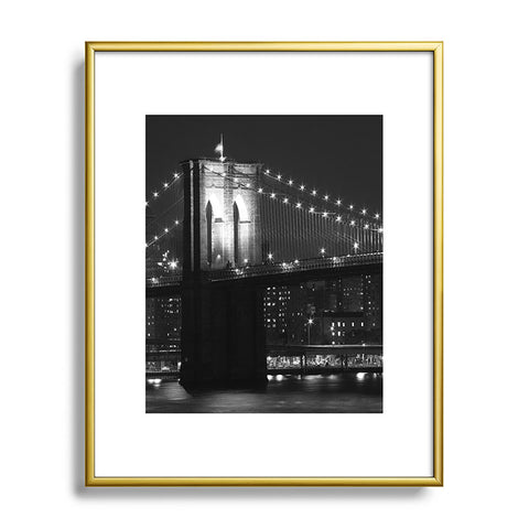 Leonidas Oxby Brooklyn Bridge 125 Metal Framed Art Print