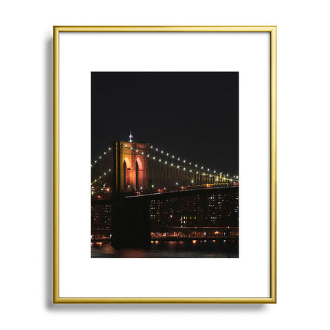 Leonidas Oxby Brooklyn Bridge 2 Metal Framed Art Print