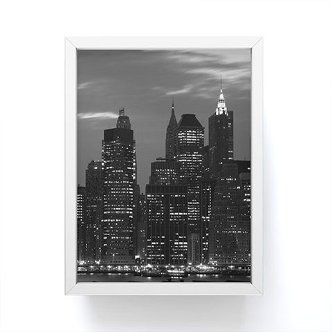 Leonidas Oxby New York Financial District Framed Mini Art Print