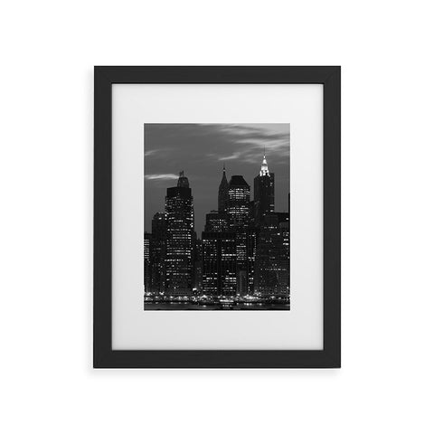 Leonidas Oxby New York Financial District Framed Art Print
