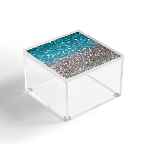 Lisa Argyropoulos Aqua And Gray Acrylic Box