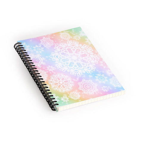 Lisa Argyropoulos Aurora Frost Spiral Notebook