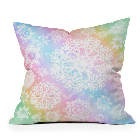 Lisa Argyropoulos Aurora Frost Throw Pillow
