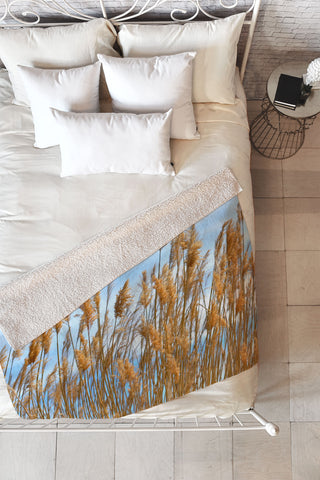 Lisa Argyropoulos Autumn Gold Fleece Throw Blanket