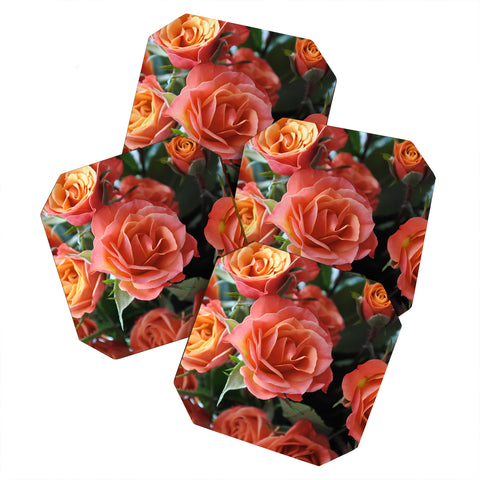 Lisa Argyropoulos Autumn Rose Coaster Set