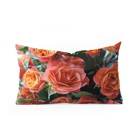 Lisa Argyropoulos Autumn Rose Oblong Throw Pillow
