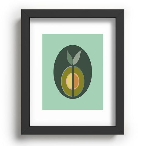 Lisa Argyropoulos Avocado Enlightenment Mint Recessed Framing Rectangle