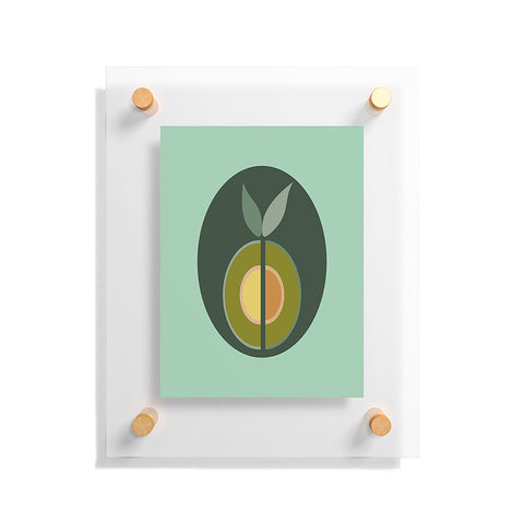 Lisa Argyropoulos Avocado Enlightenment Mint Floating Acrylic Print