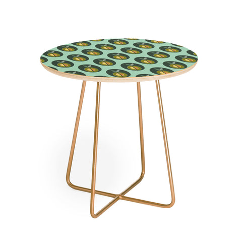 Lisa Argyropoulos Avocado Enlightenment Mint Round Side Table