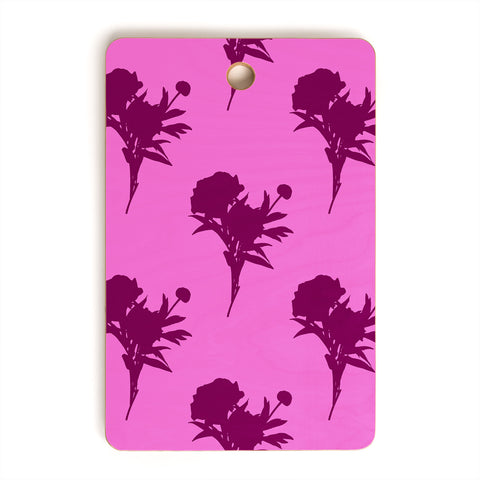 Lisa Argyropoulos Be Bold Peony Cutting Board Rectangle