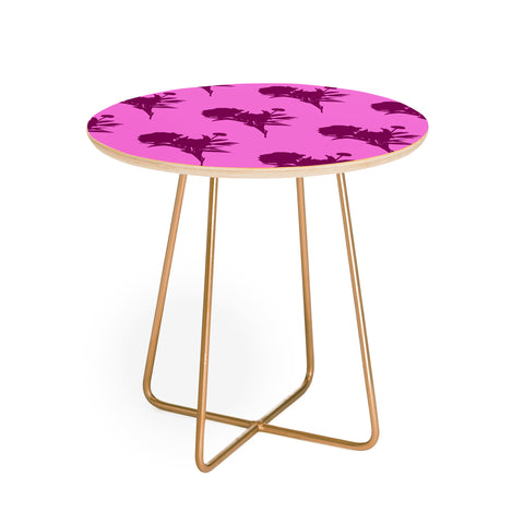 Lisa Argyropoulos Be Bold Peony Round Side Table