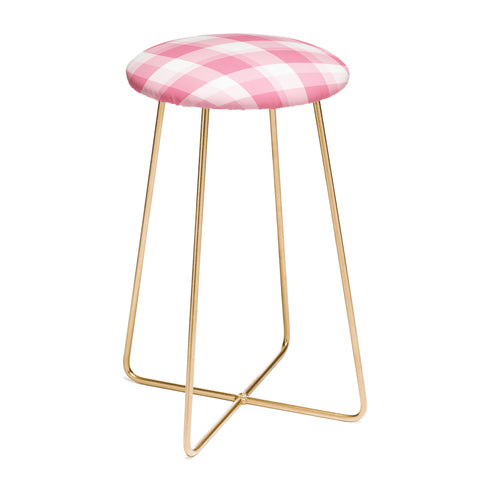 Lisa Argyropoulos Berry Sweet Checks Counter Stool