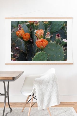 Lisa Argyropoulos Blooming Prickly Pear Art Print And Hanger