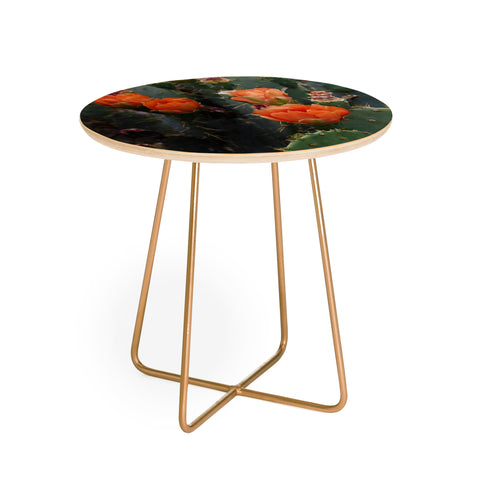 Lisa Argyropoulos Blooming Prickly Pear Round Side Table