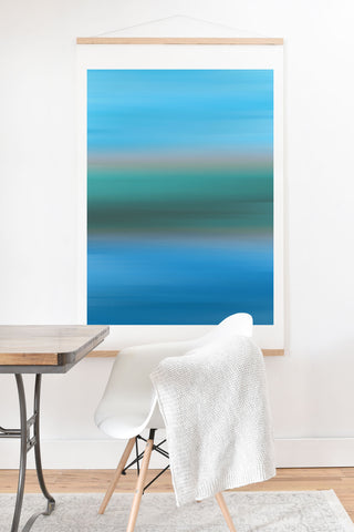 Lisa Argyropoulos Blue Haze Art Print And Hanger