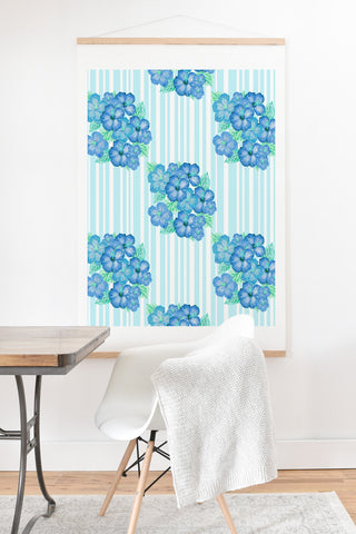Lisa Argyropoulos Blue Hibiscus Art Print And Hanger