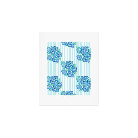 Lisa Argyropoulos Blue Hibiscus Art Print