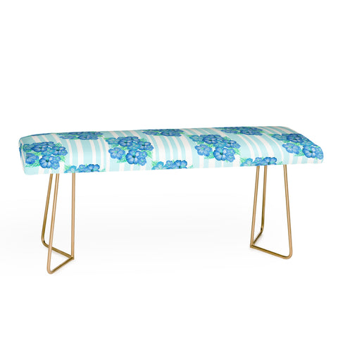 Lisa Argyropoulos Blue Hibiscus Bench