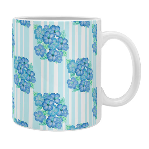 Lisa Argyropoulos Blue Hibiscus Coffee Mug