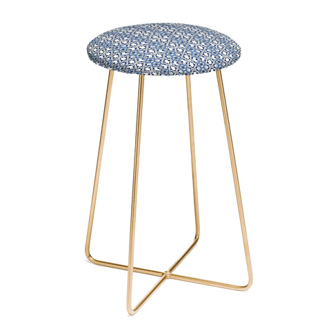 Lisa Argyropoulos Blue Jewels Counter Stool