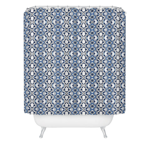 Lisa Argyropoulos Blue Jewels Shower Curtain