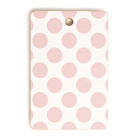 Lisa Argyropoulos Blushed Kiss Dots Cutting Board Rectangle