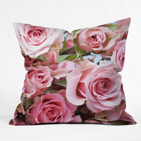 Lisa Argyropoulos Blushing Beauties Outdoor Throw Pillow